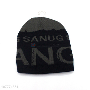 High quality sports <em>knit</em> <em>hat</em> thick wool windproof <em>knit</em> <em>hat</em>