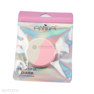 Best selling round soft makeup tools powder puff
