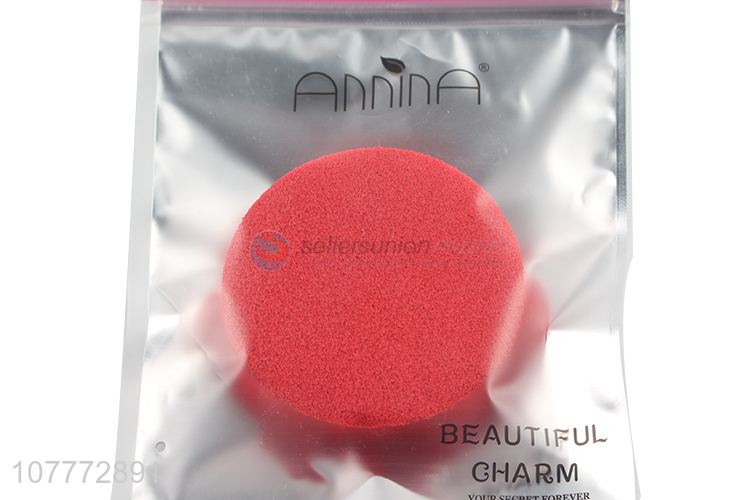 Low price round shape makeup tools powder puff