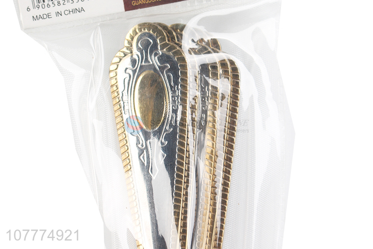 Hot Sale Gold-Plated Design Soup Spoon Meal Spoon