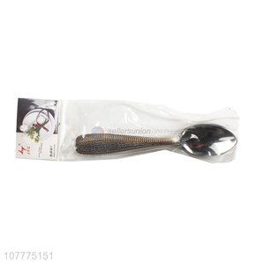 Best Quality Fashion Gold-Plated Dinner Spoon <em>Meal</em> Spoon