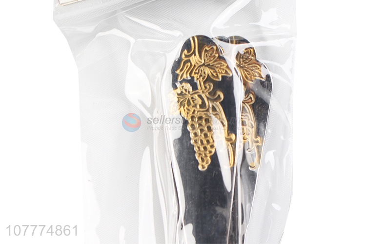 Good Sale Gold-Plated Design Dinner Spoon Soup Spoon