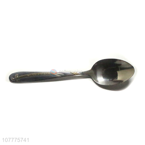 Good Quality Stainless Steel Spoon Gold-Plated Dinner Spoon