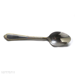 Good Sale Gold-Plated Dinner Spoon Fashion Tableware Wholesale