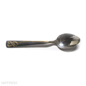 Custom Gold-Plated Dinner Spoon Soup Spoon Fashion Tableware