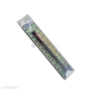 Factory wholesale sequins portable handle soft eye <em>shadow</em> <em>brush</em>