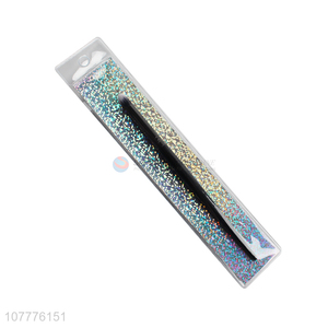 Hot sale portable eye <em>shadow</em> <em>brush</em> with plastic handle
