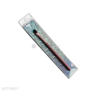 Hot sale portable eye <em>shadow</em> <em>brush</em> with wooden handle