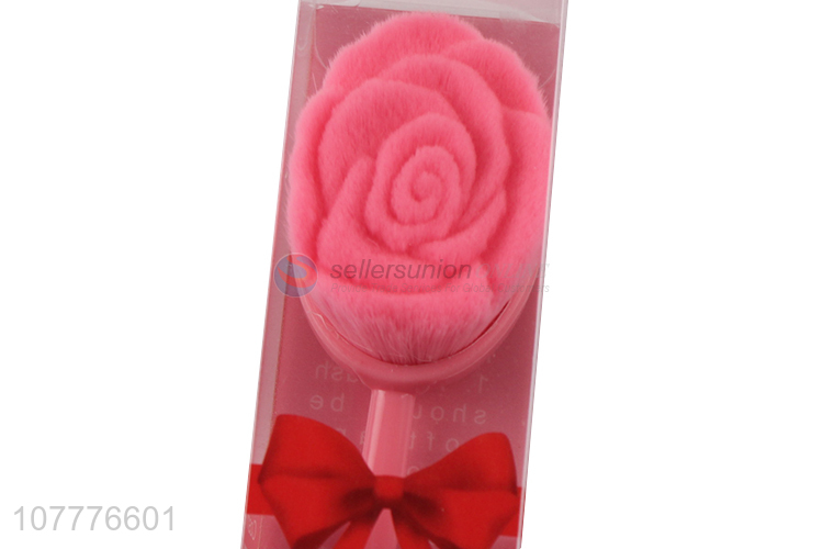 Creative Rose Flower Makeup Brush Soft Hair Makeup Tool