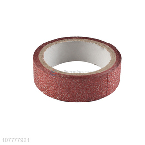 Factory direct sale decorative tape glitter washi tape for packing