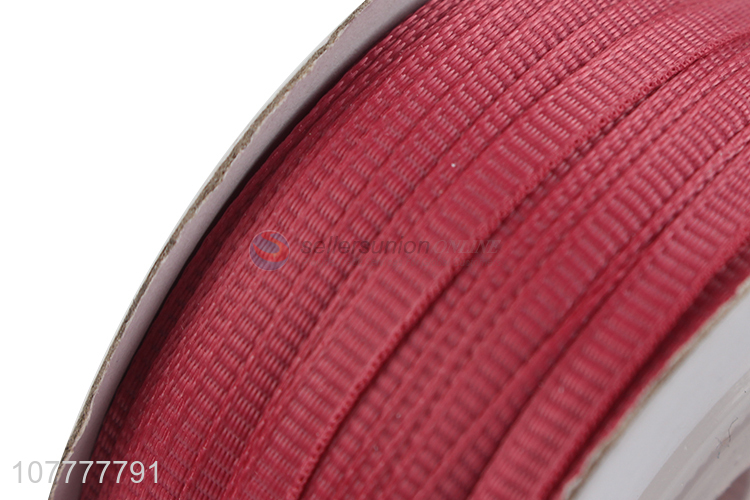 Low price 4mm sold color grosgrain ribbon polyester webbing ribbon