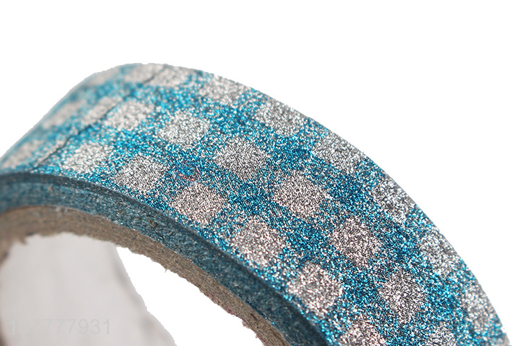 Good sale checked pattern washi tape non-residue decorative tapes