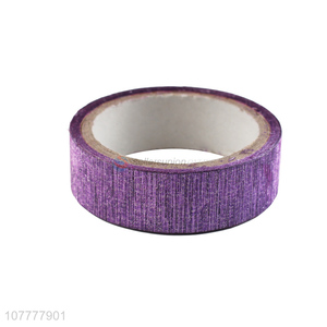 Factory price rough glitter washi tape decorative tape for journal