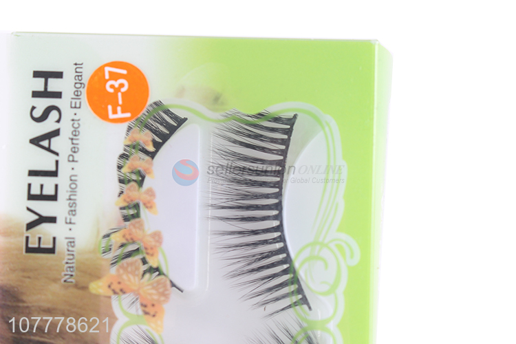 Private label 5D flase eyelash silk synthetic fiber fake eyelash