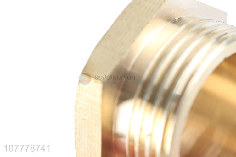 High quality 3/4 brass male thread hexagon head pipe plug pipe fittings