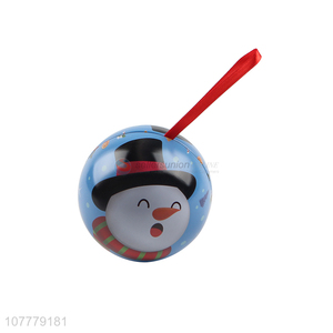 Cute Printing Tin Ball Colorful Tin Ball Christmas Ball