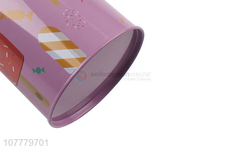 Wholesale Round Money Box Popular Cylinder Piggy Bank