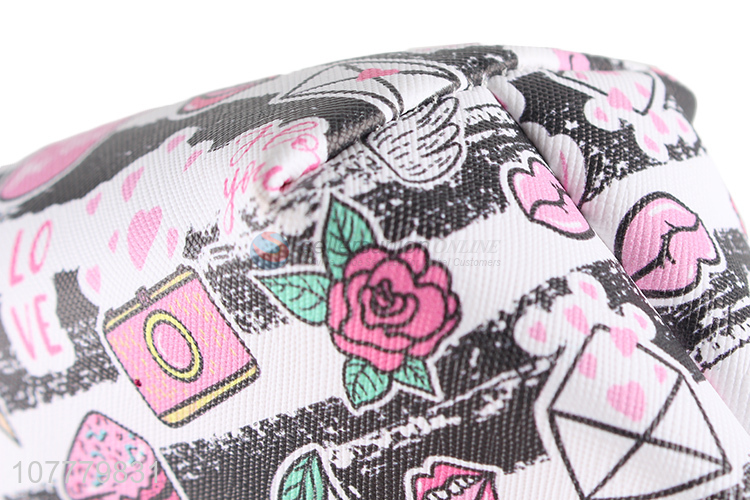 Best selling stylish printing pvc makeup bag cosmetic case