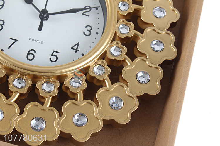 New products modern luxury hanging clock American style wall clock