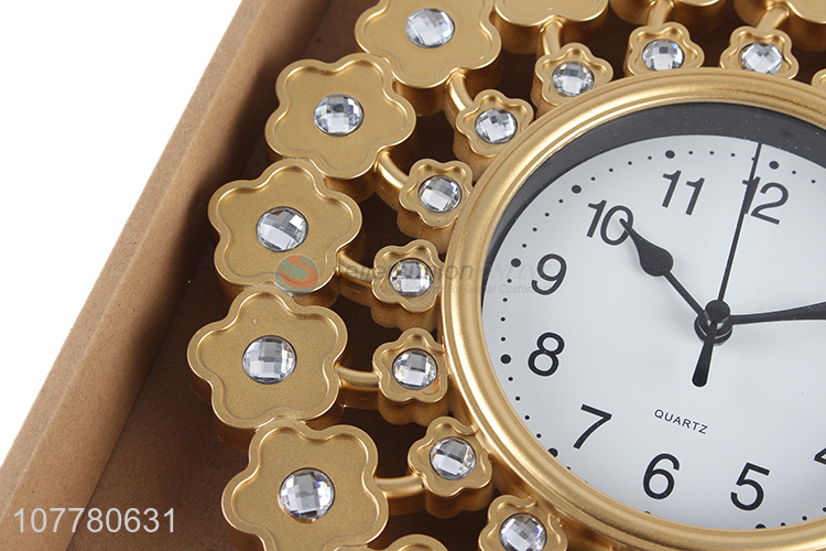New products modern luxury hanging clock American style wall clock