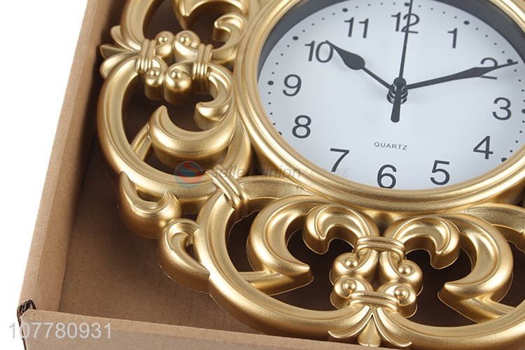 Good sale retro quartz hanging clock for home and hotel decoration