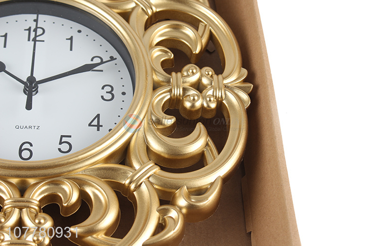 Good sale retro quartz hanging clock for home and hotel decoration