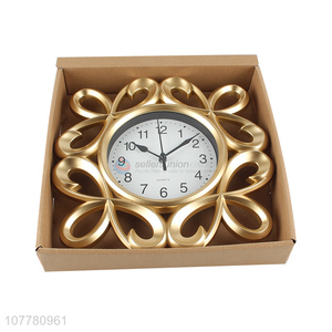 New design artistic quartz wall clock aesthetic silence hanging clock