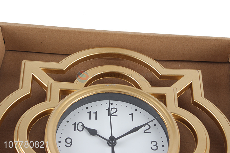 Good quality creative luxury fashionable wall clock silence clock