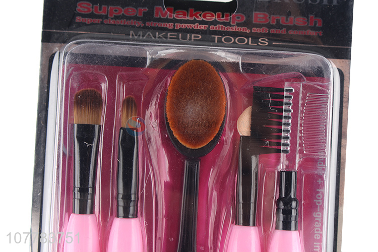 Good quality cosmetic brush set foundation brush blush brush eyeshadow sponge applicator
