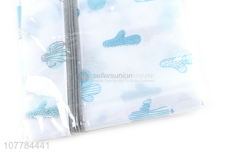 Good quality light blue travel portable washing bag