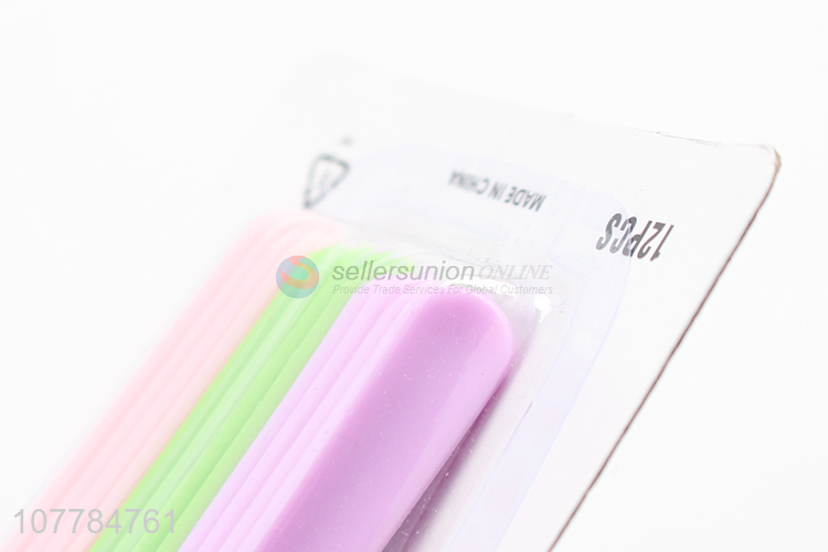 Good price colourful plastic spoon set for tableware