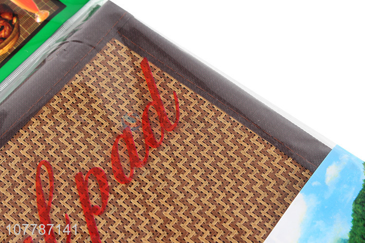 High quality straw woven placemat household table bowl mat placemat