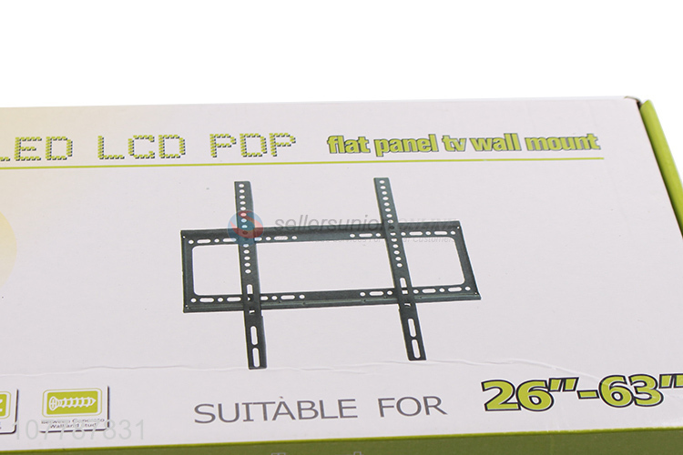 Factory direct sale fixed wall-mounted cold rolled steel TV bracket
