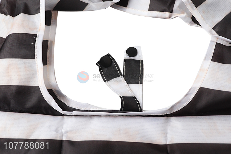 Most popular stripe waterproof supermarket shopping bag