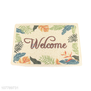 Wholesale creative printing welcome mats pvc door mat entrance mat