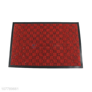 High quality waterproof checked pattern pvc floor mat carpet