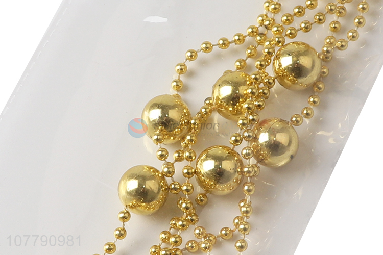 Christmas hanging ball decoration with beads for xmas tree