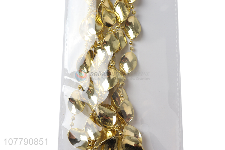 New style gold christmas ornaments hanging for xmas tree