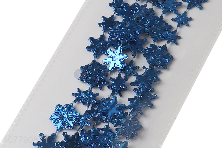 Good sale blue snow christmas decorations for home