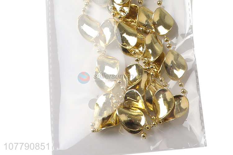 New style gold christmas ornaments hanging for xmas tree