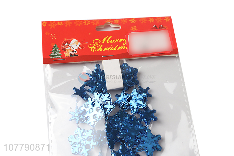 Good sale blue snow christmas decorations for home
