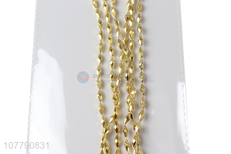 New arrival gold christmas tree ornaments for decoration