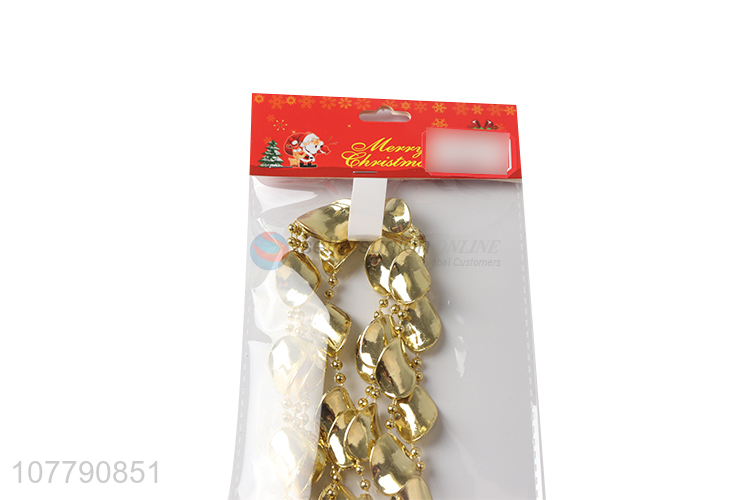 New style gold christmas ornaments hanging for xmas tree
