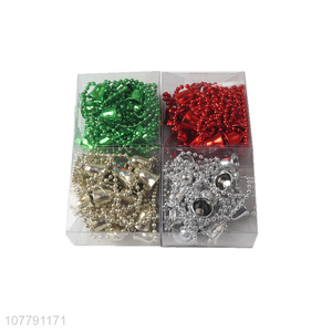 Wholesale cheap price colourful christmas beads with bell