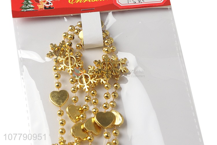 New style gold christmas tree beads ornaments for sale