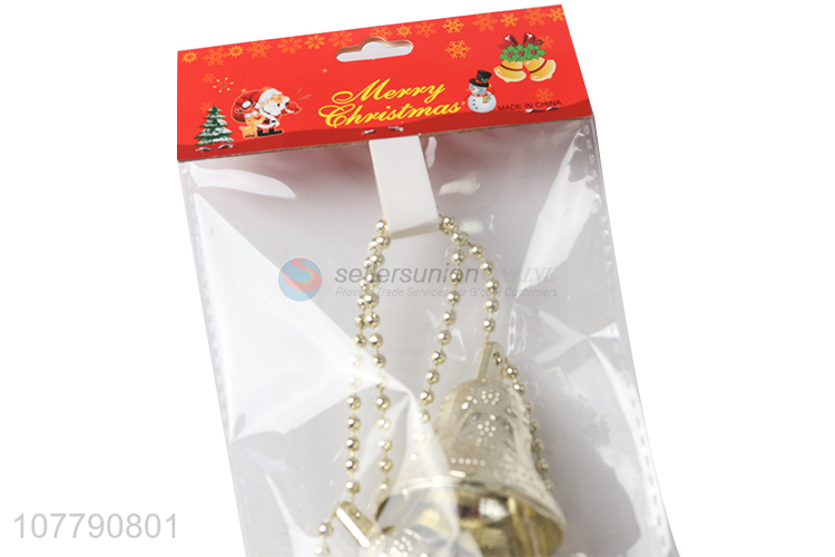 New product gold bell decoration for christmas party