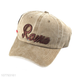 High Quality Cotton Three-Dimensional Embroidered Baseball Cap