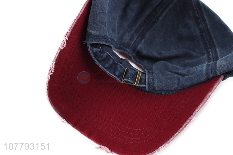 Newest Cotton Washed Printed Baseball Caps Fashion Unisex Hats