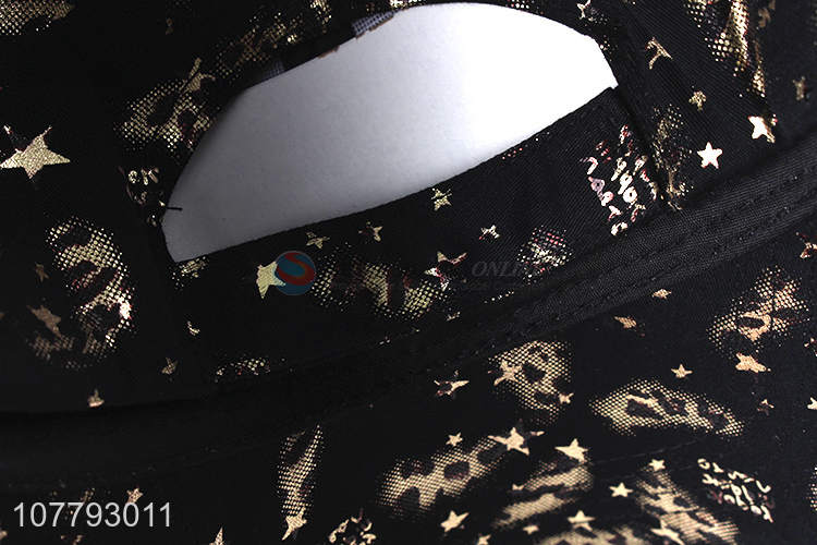 Unique Design Hot Stamping Cotton Baseball Cap Leisure Hat Sunhat