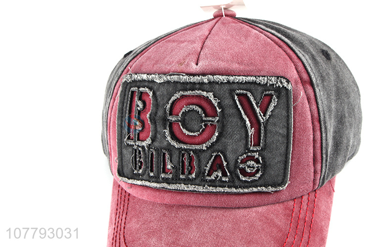 Wholesale Fashion Baseball Hat Cool Washed Cotton Baseball Cap